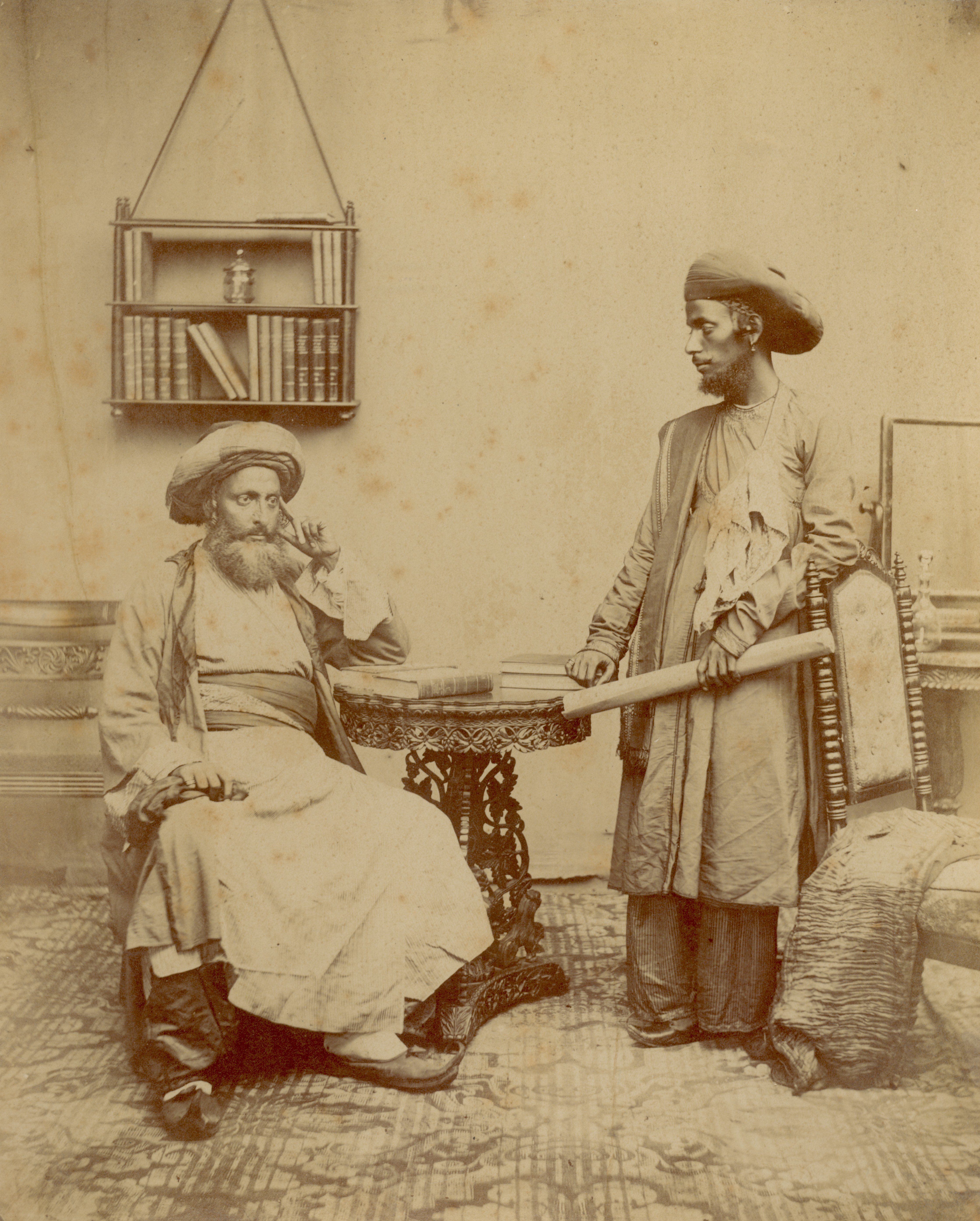 Bene Israel teachers of the Free Church of Scotland’s Mission School and the Jewish English School in Bombay in 1856. (Wikimedia Commons) Bene Israel teachers of the Free Church of Scotland’s Mission School and the Jewish English School in Bombay in 1856. (Wikimedia Commons)