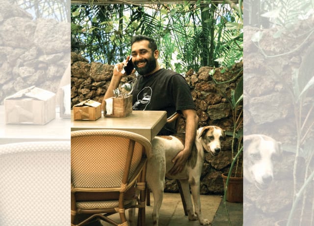 Dishant Pritamani, who runs Cafe Lento in Goa, says escape is the selling point. Dishant Pritamani, who runs Cafe Lento in Goa, says escape is the selling point.