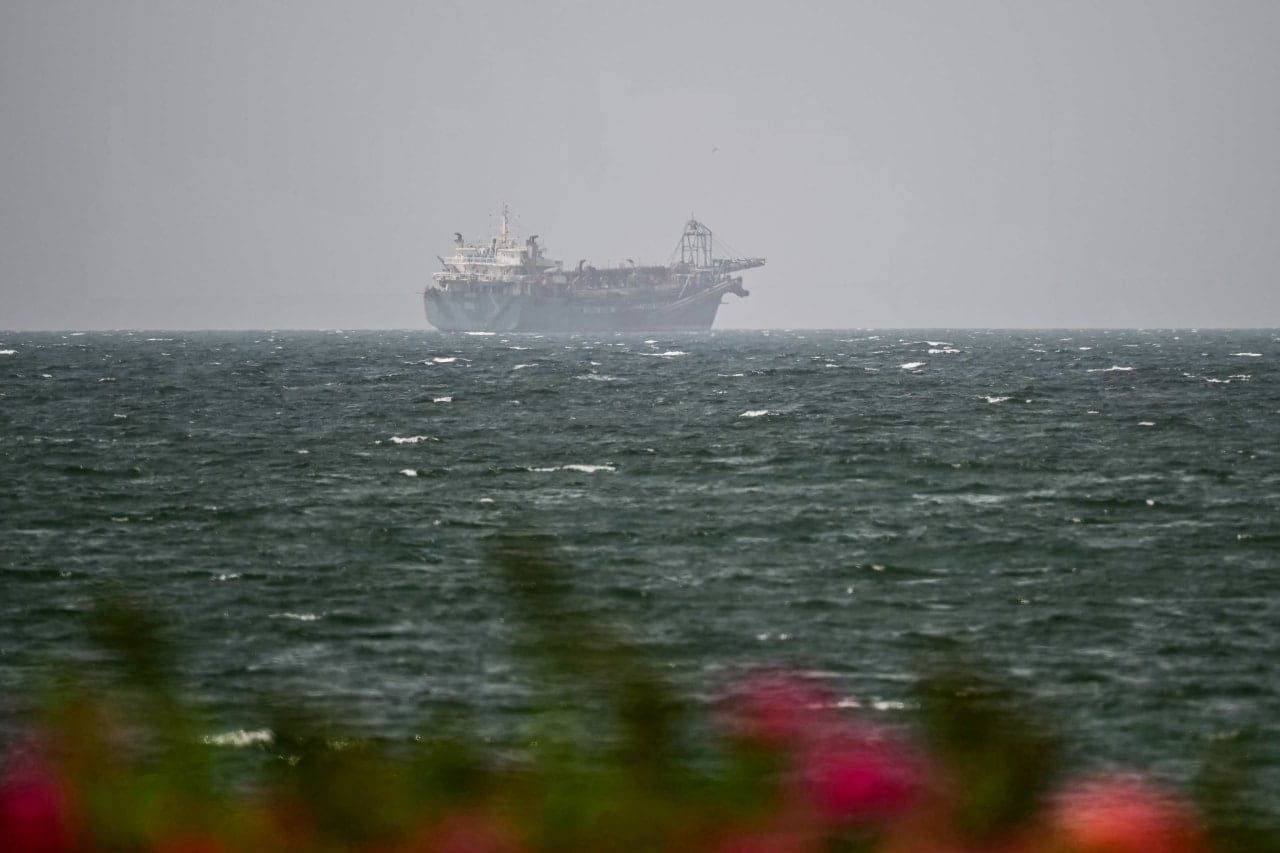 A vessel off the coast of the United Arab Emirates recently.