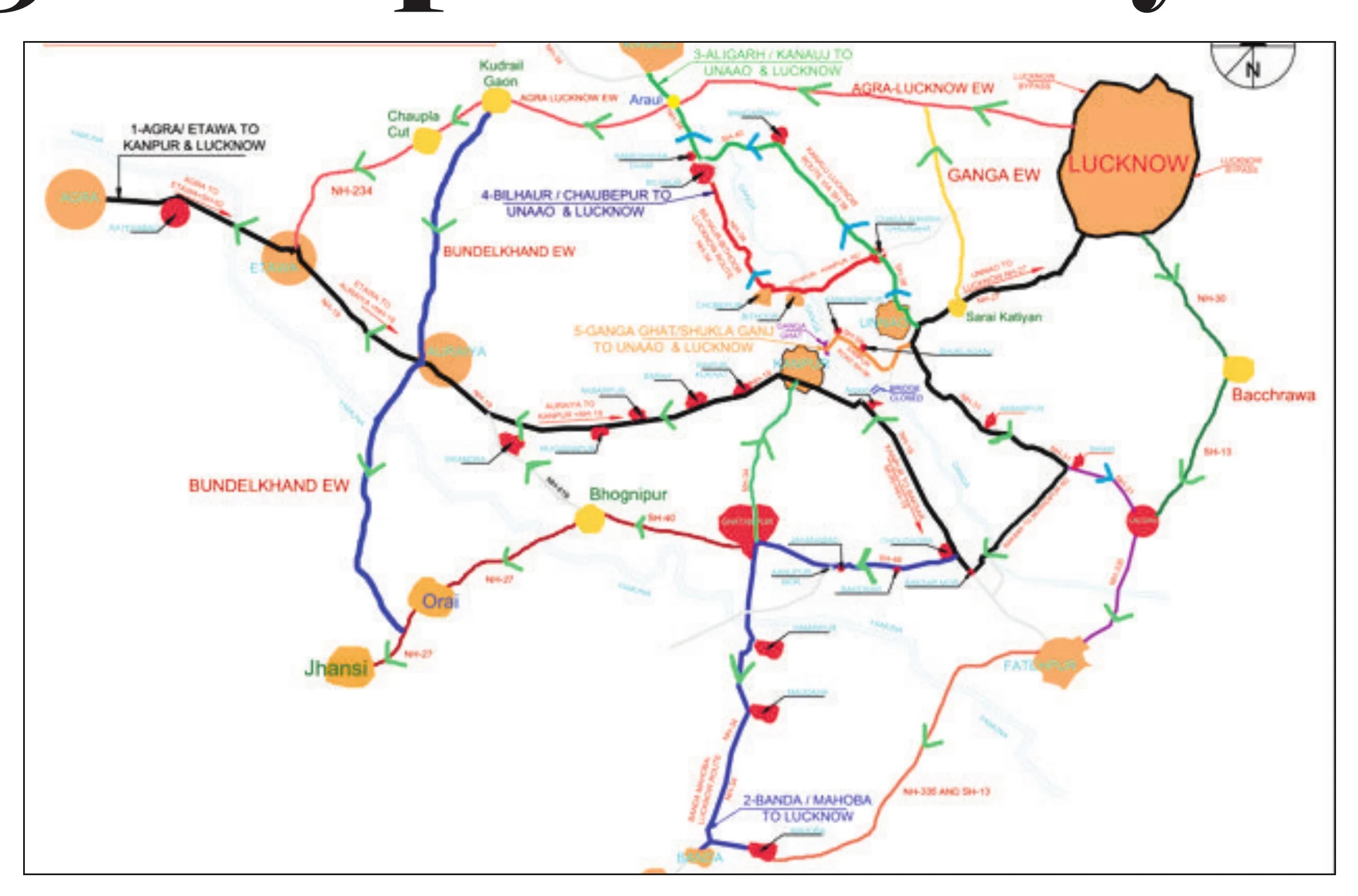 A blueprint of the diversion map (HT) A blueprint of the diversion map (HT)
