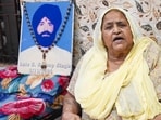 Popri Kaur widow of late Saroop Singh. (Hindustan Times)