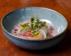 Seabass, Kokum & Melon Ceviche(Latoya)