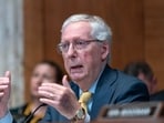 Mitch McConnell speaks during a Senate Committee on Appropriations subcommittee hearing on Capitol Hill in Washington, May 20.(AP Photo/Jose Luis Magana)