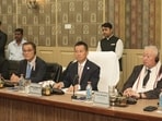 The Japanese delegation during its visit to the Uttar Pradesh Vidhan Sabha in Lucknow on August 21. (Sourced)