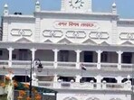 The Lucknow Municipal Corporation headquarters in Lucknow (HT File Photo)