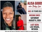Alisa Goods, 63, discovered dead near Harry Reid International Airport.