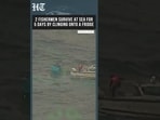Two Fishermen Survive Five Days At Sea Clinging To A Fridge After Boat Disappears