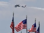 A US Air Force Thunderbirds demonstration squadron flies over Washington, DC, on July 3. (Representational)(AFP)