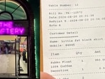 A Bengaluru man called out Subko after his cafe receipt described him as “little fat black shirt”.(Reddit/Prior_Customer_4240)