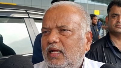 Bihar minister Shrawon Kumar's comment that “who eats sweets and such things anymore?” has triggered a wave of reactions online. (@PTI_News/X) Bihar minister Shrawon Kumar's comment that “who eats sweets and such things anymore?” has triggered a wave of reactions online. (@PTI_News/X)