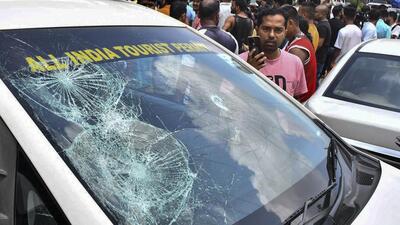 A Khasi Students’ Union rally, organised as part of its agitation over a five-point charter of demands, descended into violence across Shillong (PTI) A Khasi Students’ Union rally, organised as part of its agitation over a five-point charter of demands, descended into violence across Shillong (PTI)