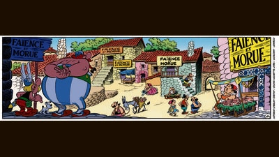 A panel from Asterix in Lusitania (2025). (Asterix-Obelix-Idefix / Hachette Livre / Fabcaro - Conrad) A panel from Asterix in Lusitania (2025). (Asterix-Obelix-Idefix / Hachette Livre / Fabcaro - Conrad)