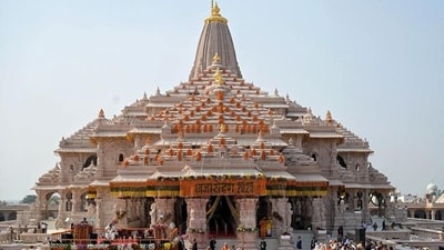The boundary wall around the Ram Temple is expected to be complete by December, construction committee chairman Nripendra Mishra said. (File Photo/AFP)