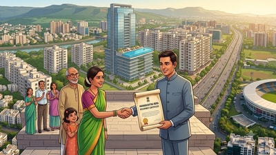 Mumbai real estate update: The BMC House has approved an amnesty policy to help eligible housing societies obtain OCs, potentially benefiting around 12 lakh homeowners across nearly 25,000 residential buildings without OCs. (Picture for representational purposes only) (Gemini Generated Photo ) Mumbai real estate update: The BMC House has approved an amnesty policy to help eligible housing societies obtain OCs, potentially benefiting around 12 lakh homeowners across nearly 25,000 residential buildings without OCs. (Picture for representational purposes only) (Gemini Generated Photo )