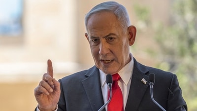 Netanyahu had said Turkey was looking to establish a military presence there, but Turkey has denied any visit to the site. (File Photo/AFP) Netanyahu had said Turkey was looking to establish a military presence there, but Turkey has denied any visit to the site. (File Photo/AFP)