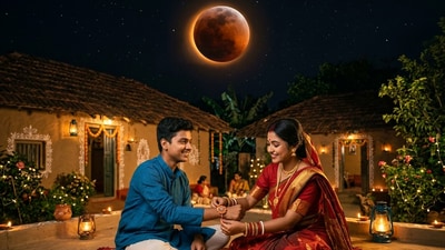 ২০২৬ সালের ২৮ অগস্ট রাখি পূর্ণিমায় ঘটতে চলেছে ৭০ বছর পর বিরল ঘটনা। (ছবিটি প্রতীকী, ন্যানো ব্যানানা দিয়ে তৈরি করা) ২০২৬ সালের ২৮ অগস্ট রাখি পূর্ণিমায় ঘটতে চলেছে ৭০ বছর পর বিরল ঘটনা। (ছবিটি প্রতীকী, ন্যানো ব্যানানা দিয়ে তৈরি করা)