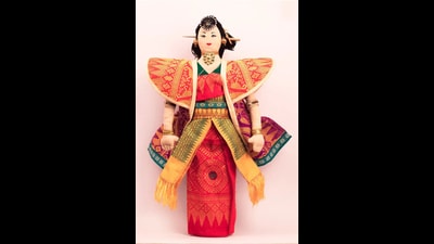 Gowdang Rani draws from stories of a Bodo / Bhutanese queen who fights to protect her people’s land. (Njiwm Boro) Gowdang Rani draws from stories of a Bodo / Bhutanese queen who fights to protect her people’s land. (Njiwm Boro)