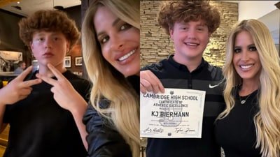 Kim Zolciak with her son, KJ. (kimzolciakbiermann/ Instagram) Kim Zolciak with her son, KJ. (kimzolciakbiermann/ Instagram)
