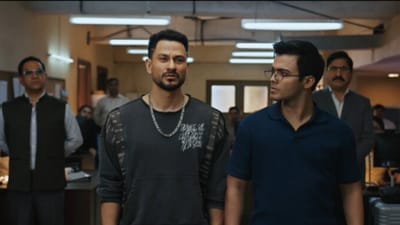 Kunal Kemmu and Sparsh Shrivastava in a still from Vibe. Kunal Kemmu and Sparsh Shrivastava in a still from Vibe.