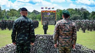 Muay Thai training introduced the Indian contingent to Thailand’s traditional martial art. (HT sourced photo) Muay Thai training introduced the Indian contingent to Thailand’s traditional martial art. (HT sourced photo)