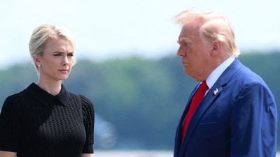 Natalie Harp has hybristophilia? Wild claim made as disturbing letter to Trump surfaces. (Getty Images via AFP) Natalie Harp has hybristophilia? Wild claim made as disturbing letter to Trump surfaces. (Getty Images via AFP)