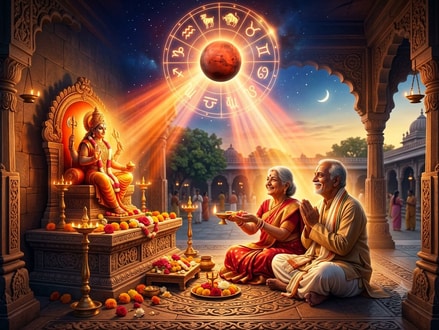 দেবগুরু বৃহস্পতির পুনর্বসু নক্ষত্রে মঙ্গলের আগমন কেবল ব্যক্তিগত ভাগ্যই ফেরাবে না, বরং নতুন আশা, শক্তি ও আত্মবিশ্বাস সঞ্চার করবে। (ছবিটি প্রতীকী, সৌজন্যে ন্যানো ব্যানানা দিয়ে তৈরি)