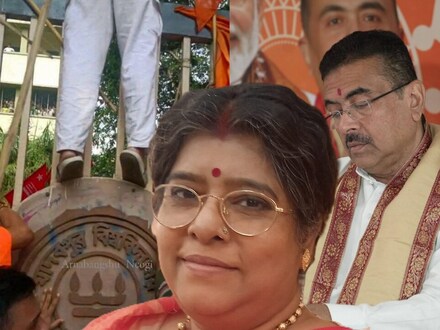 ‘তাণ্ডব’-এর হুঁশিয়ারি শর্বরীর! JU প্রতীকের উপর জুতো পা-এ, শুভেন্দুকে চিঠি মানসীর