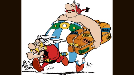 The comics are still being turned out. Asterix in Lusitania (2025) sold 1.65 million copies that year in France alone. (Asterix-Obelix-Idefix / Hachette Livre / Fabcaro - Conrad)