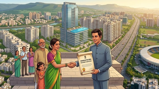 Mumbai real estate update: The BMC has given final approval to an amnesty policy to help eligible housing societies obtain OCs, potentially benefiting around 12 lakh homeowners across nearly 25,000 residential buildings without OCs. (Picture for representational purposes only) (Gemini Generated Photo )