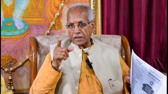 Champat Rai was forced to step down as the general secretary of the trust that runs the Ayodhya Ram Temple amid allegations of donation irregularities. (PTI/FILE)