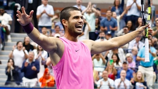 Carlos Alcaraz has signalled that he will return for the US Open. (AFP)