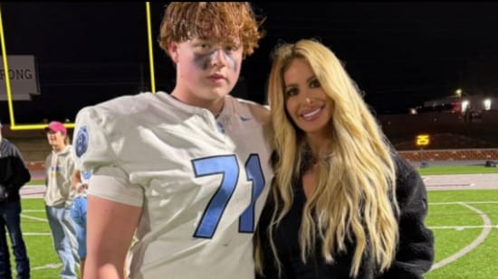 Kim Zolciak with her son, KJ Biermann.
