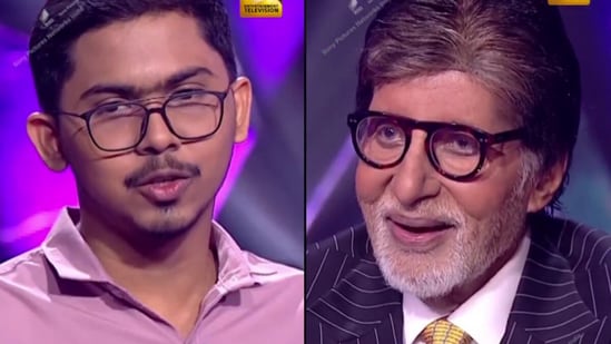 Yogesh Sahu, an IIT Bombay topper, on the hot seat with Amitabh Bachchan