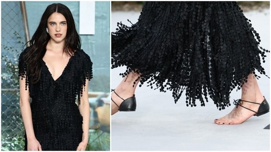 Margaret Qualley attends The Dog Stars premiere in London. 