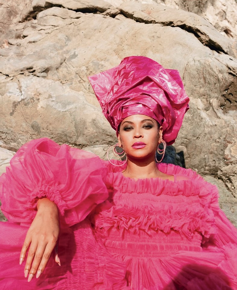 The Daria dress by Molly Goddard (2019), worn by Beyoncé in Black is King (2020).