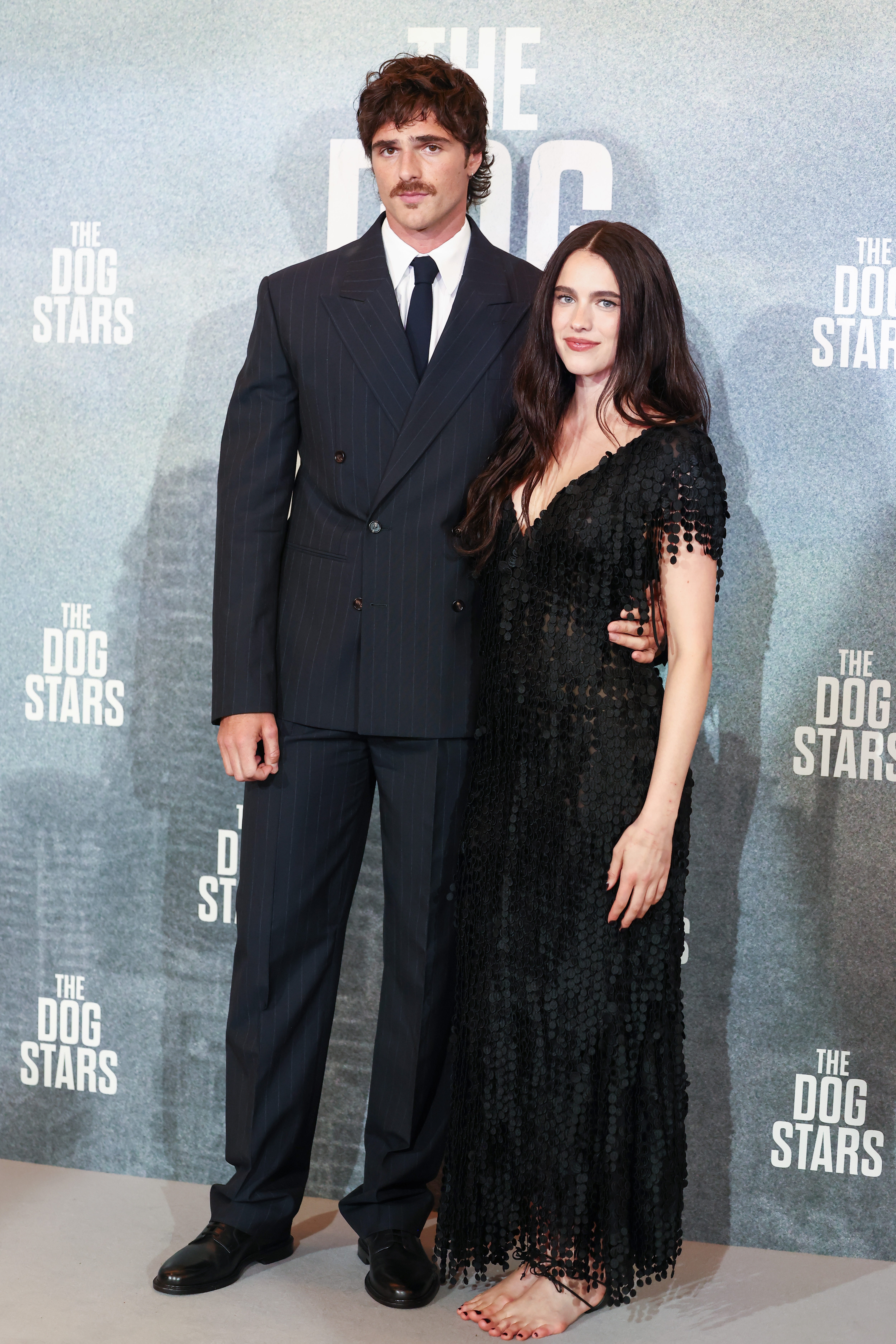 Jacob Elordi and Margaret Qualley pose at the premiere of the film 'The Dog Stars'. (AP Photo/Millie Turner) Jacob Elordi and Margaret Qualley pose at the premiere of the film 'The Dog Stars'. (AP Photo/Millie Turner)