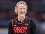 Fever guard Sophie Cunningham reignited the ongoing debate surrounding transgender participation in women’s sports.(Getty Images via AFP)