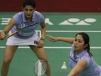 File image of Jwala Gutta and Ashwini Ponnappa. (HT/FILE)
