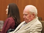 Lindsay Clancy and her lawyer Kevin Reddington during proceedings in her murder trial in Plymouth, Massachusetts.(AP Pool Photo)