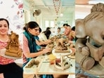 Many residents have already enrolled themselves in Ganpati idol making workshops.