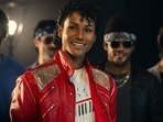 Jaafar Jackson as Michael Jackson in a scene from Michael. (Glen Wilson/Lionsgate via AP)