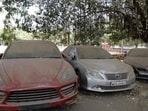 The auction will be held at noon at the Police Lines in Jagraon and will include trucks, cars, motorcycles and scooters seized in different cases. (HT FILE)