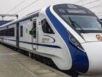 The direct Vande Bharat train between the twin cities of Jammu and Kashmir came in April this year, nearly 10 months after the launch of the service between Srinagar and Katra by the PM. (HT File)