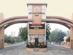 The protesters accused the university V-C of failing to address students’ concerns and alleged that repeated assurances from the university administration had not resulted in any concrete action. (HT File)