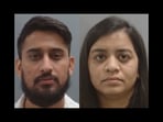 Mugshots of Gajera Prashant and Dhara Bavadiya(Washington County Arkansas)