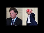 Donald Trump launched a blistering Truth Social attack on Tucker Carlson, Thomas Massie and Marjorie Taylor Greene after the trio met.((AP Photo/Alex Brandon, File) and REUTERS/Annabelle Gordon/File Photo)