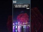 China’s ‘Valentine’s Day’: 2,000 Drones Create Romantic Show Over Hong Kong