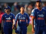 Vaibhav Sooryavanshi with the Indian team.