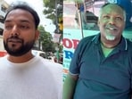 An Indian man praised an Ethiopian visitor after he politely pointed out that his parked car was blocking the way.