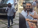 మెగా ఫ్యాన్స్‌కు రామ్ చ‌ర‌ణ్ స‌ర్‌ప్రైజ్‌.. చిరంజీవి కోసం వ‌చ్చిన అభిమానుల‌తో చెర్రీ.. వీడియో వైర‌ల్‌